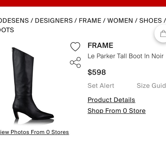 SEARCHING FOR: Le Parker Boots by Frame - Picture 2 of 3